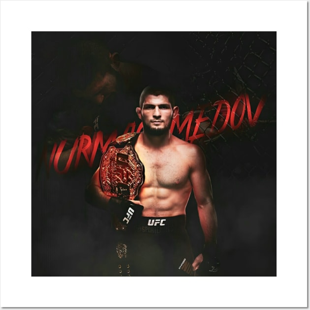 'The Eagle' Khabib Nurmagomedov Wall Art by Fit-Flex